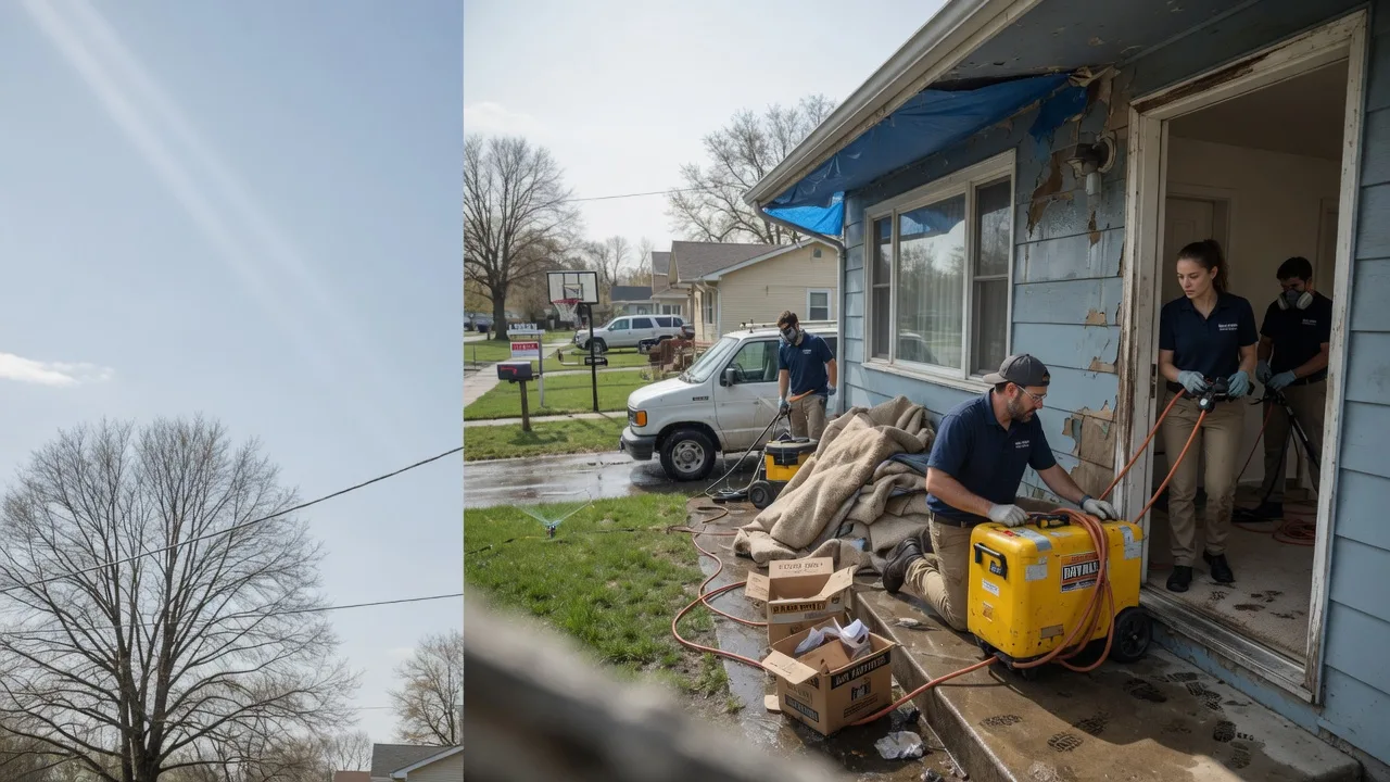 Basement Flood Cleanup in Robinson, KS near me